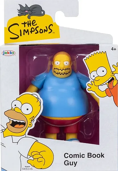 SIMPSONS MINI FIGURE WAVE 3 COMIC BOOK GUY 6 CM